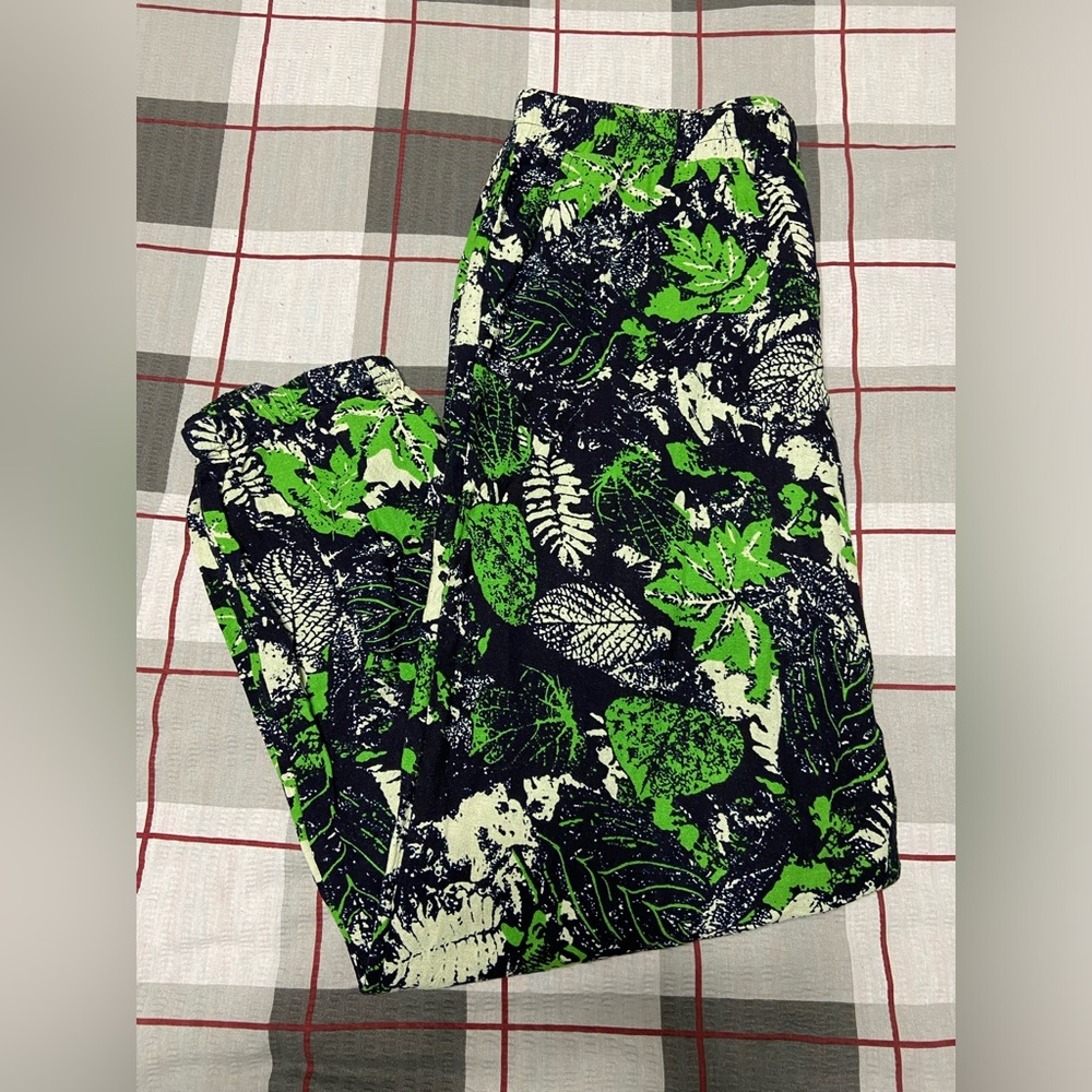 9- TWO-SIDED Tropical Pull-On Jogger Pants